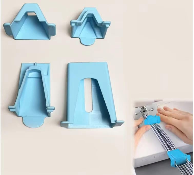 Yicbor 4Pcs/Set Jelly Roll Fabric Tube Maker For Fabric Roll Rugs  Bias Tape Maker Kit Quilting Tools For Diy Sewing - Image 2