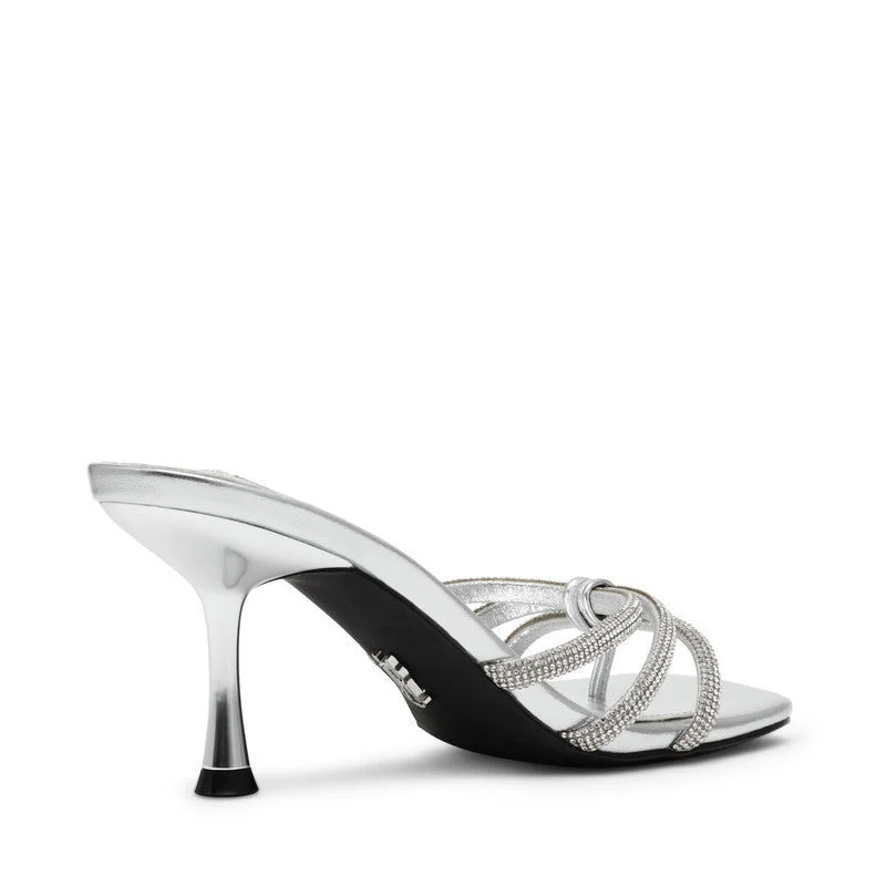 STEVE MADDEN Steve madden amorino silver women's sandals