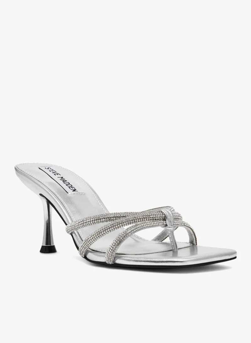 STEVE MADDEN Steve madden amorino silver women's sandals