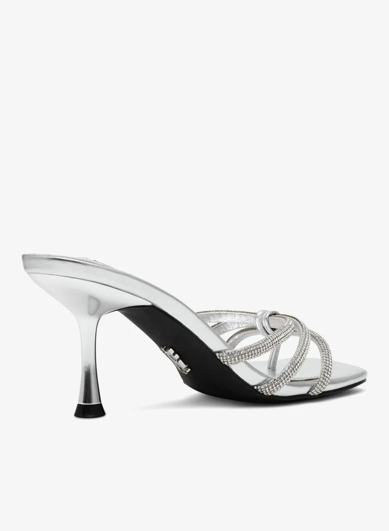 STEVE MADDEN Steve madden amorino silver women's sandals