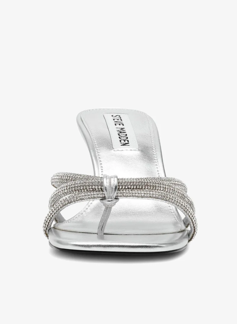 STEVE MADDEN  Steve madden amorino silver women's sandals for Women | Best Price UAE