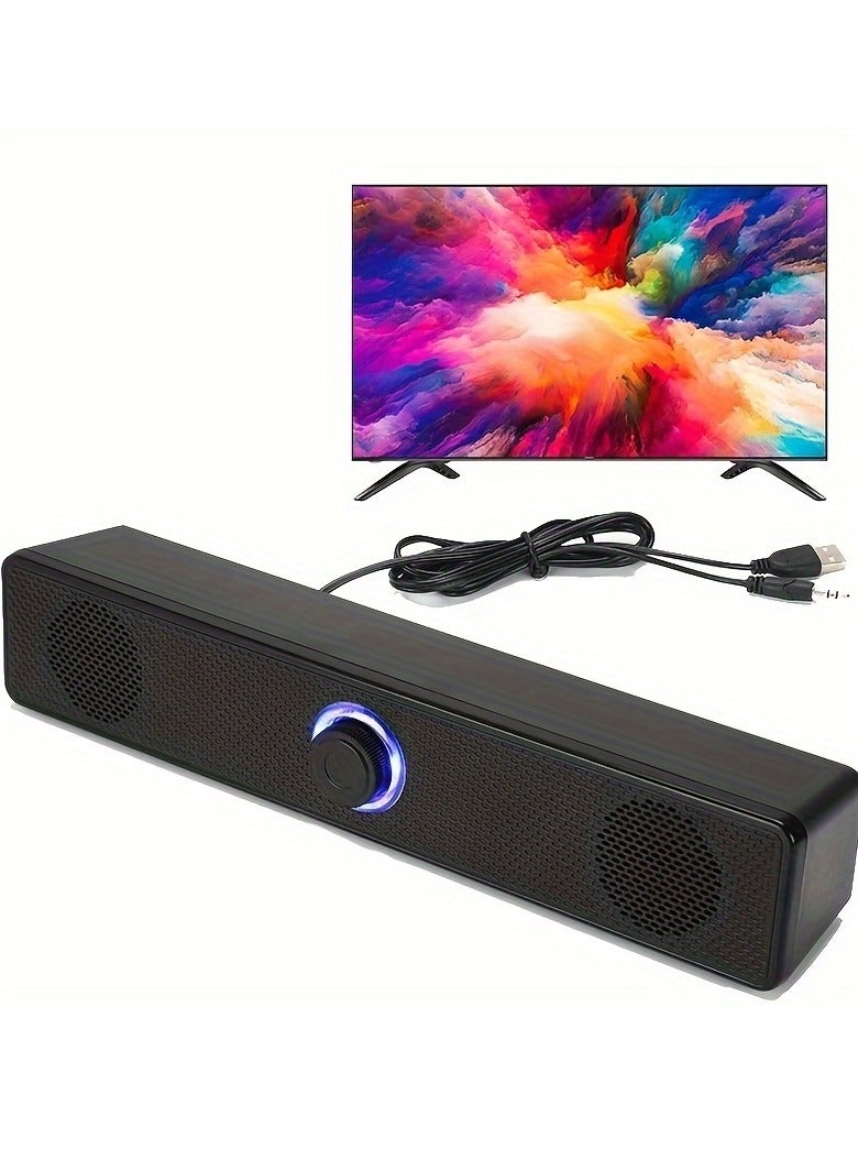 Desktop and Laptop Computer Speakers with 360° Surround Sound, Dual Speakers, Water-Resistant, Suitable for Home Entertainment, Gaming, Outdoor Activities, High Volume Dual Speakers  - Image 1