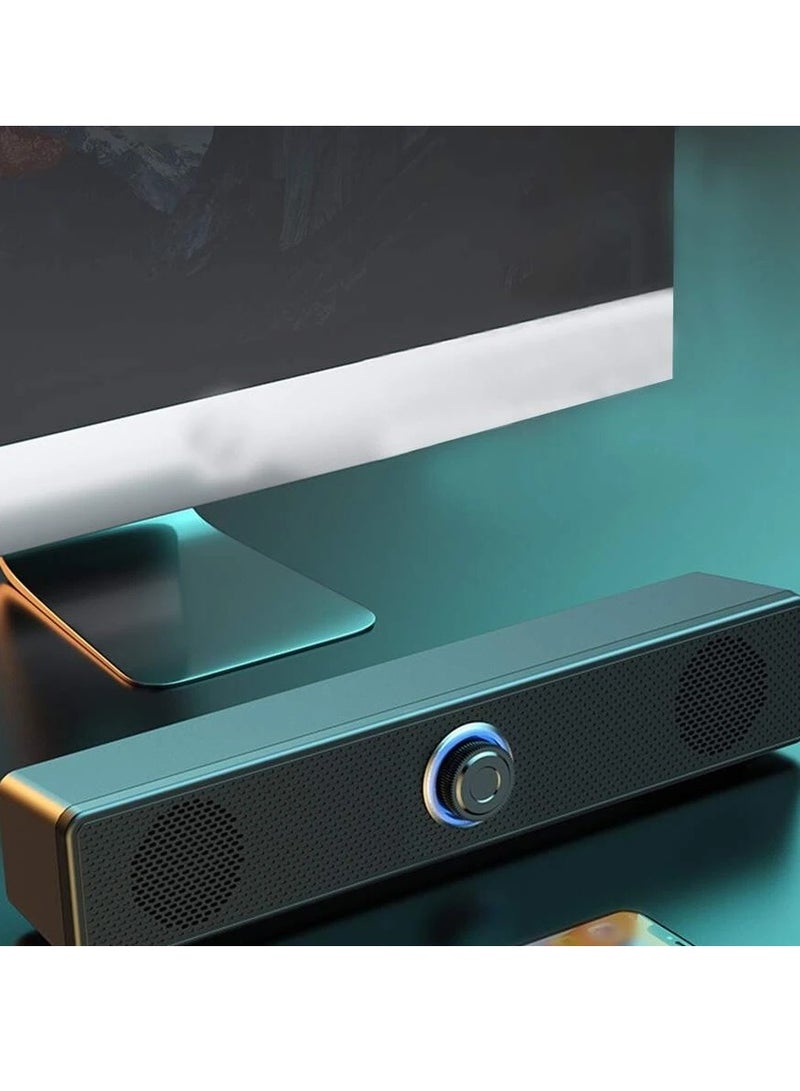 Desktop and Laptop Computer Speakers with 360° Surround Sound, Dual Speakers, Water-Resistant, Suitable for Home Entertainment, Gaming, Outdoor Activities, High Volume Dual Speakers  - Image 3