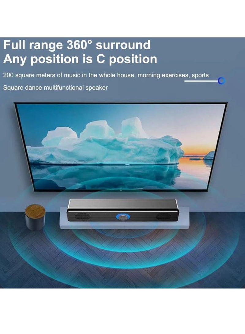 Desktop and Laptop Computer Speakers with 360° Surround Sound, Dual Speakers, Water-Resistant, Suitable for Home Entertainment, Gaming, Outdoor Activities, High Volume Dual Speakers  - Image 5