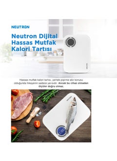 Neutron Digital Precision Kitchen Calorie Scale 5kg Bluetooth Supported - Control via App  - Image 5