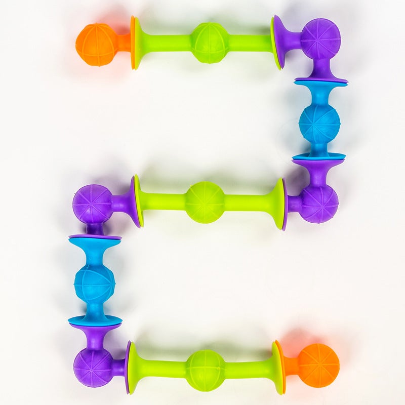 Tpr Soft Building Blocks Suction Music Sticky Music Children'S Educational Toys Diy Large Particle Building Blocks Sucker Toys - Image 4