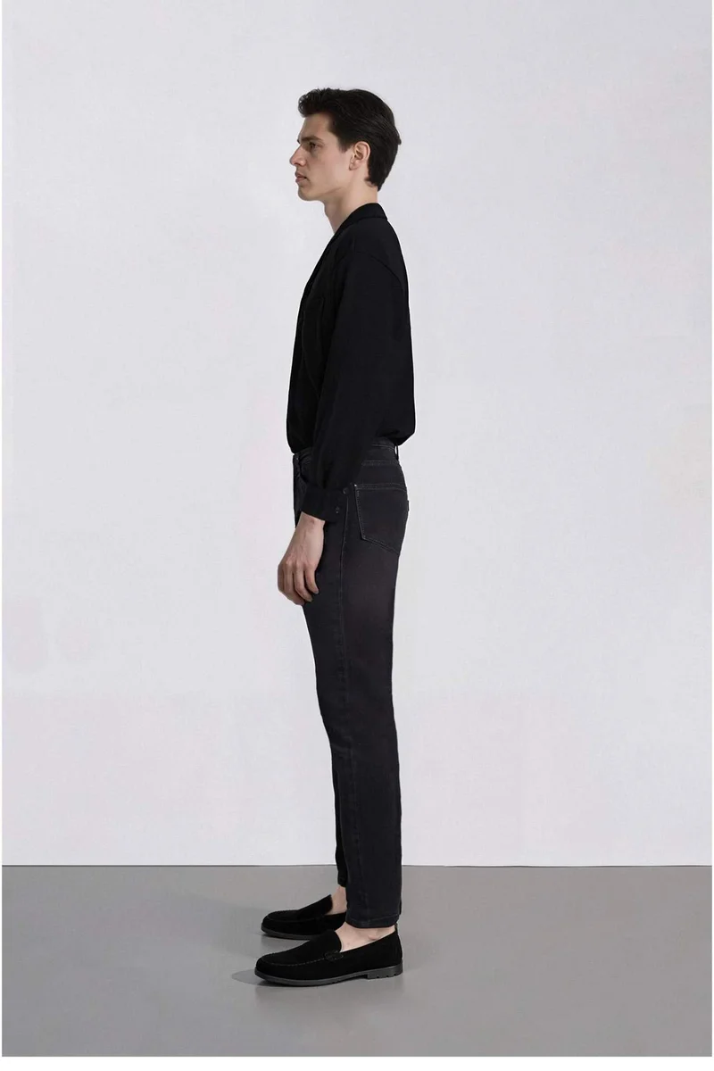 Defacto  Carlo Skinny Fit Normal Waist Skinny Leg Jeans for Men | Best Price UAE