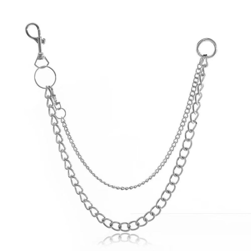 Metal Cross Croxin Multi-element Anti-theft Waist Chain Wallet Anti-theft Chain (55CM65.8g) - Image 1