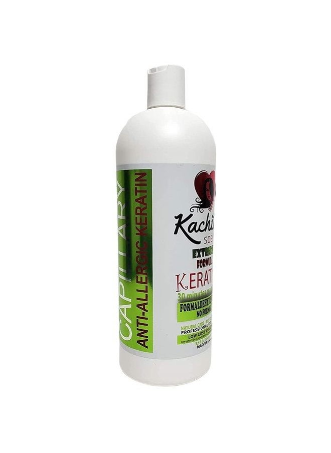 Kachita Spell - Brazilian Keratin Treatment Formaldehyde Free Kachita Spell Hair Straighteners 32 floz 1 Litre No Formol Made in USA - Image 1