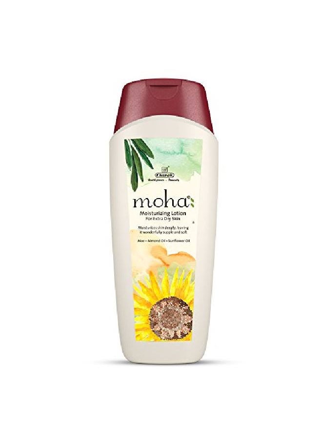 Moha: Moisturizing Lotion For Face & Body | Deep Moisture With Benefit of Aloe Gel Almond Coconut & Olive Oil For Smooth Soft & Healthy Skin. (200 ML)  - Image 1