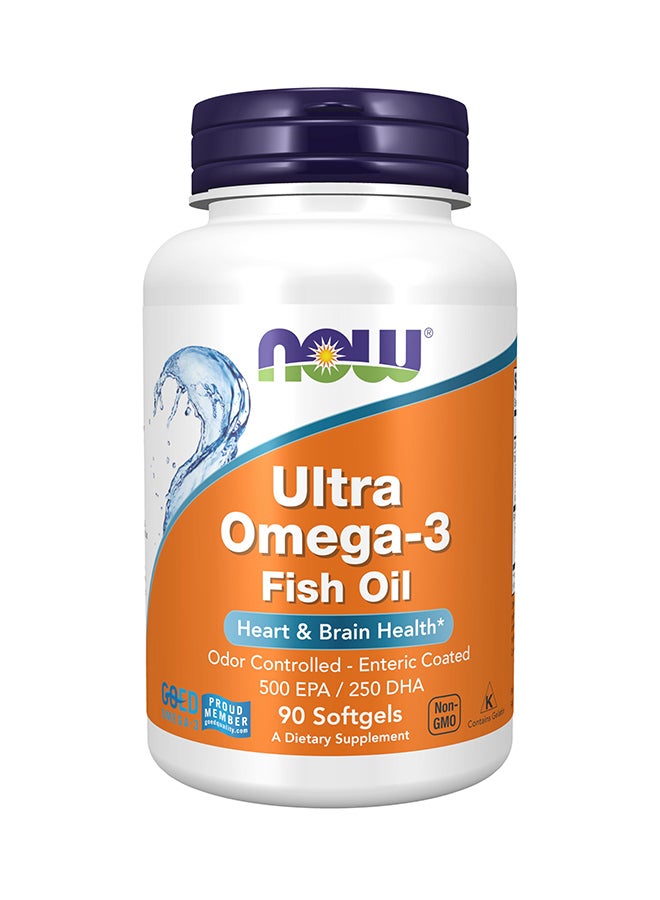 now Ultra Omega-3 500Epa 250Dha Enteric Coated Softgel