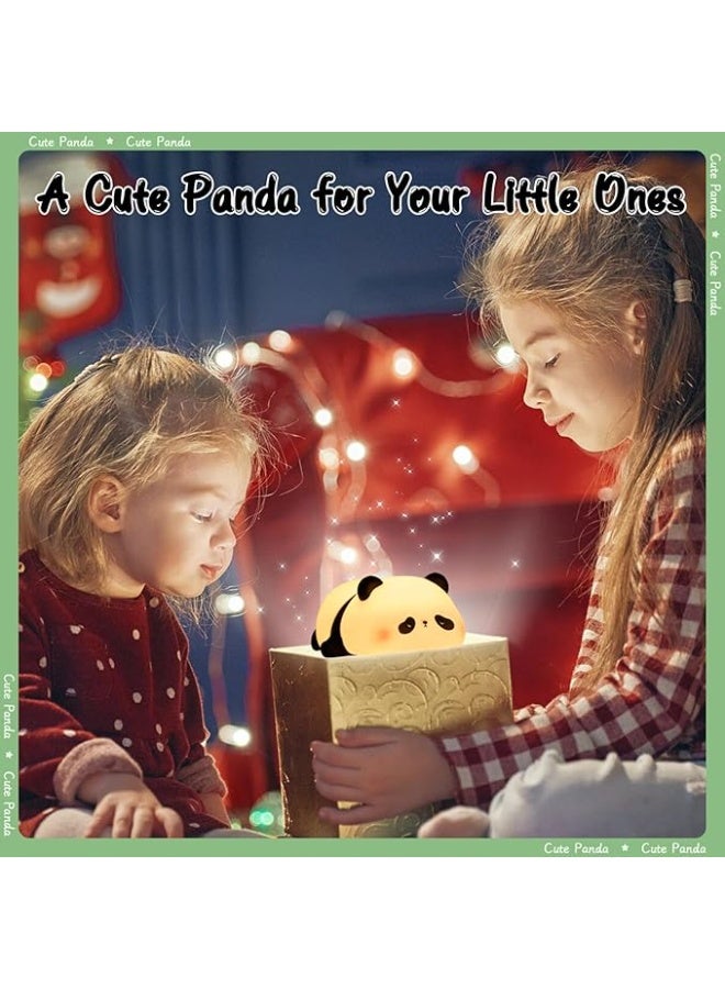 مصباح باندا ليلي للأطفال – إضاءة هادئة وتصميم لطيف لغرفة النوم - Image 2