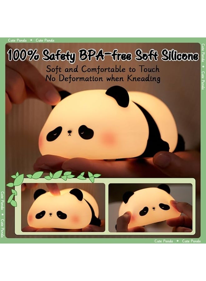 مصباح باندا ليلي للأطفال – إضاءة هادئة وتصميم لطيف لغرفة النوم - Image 5