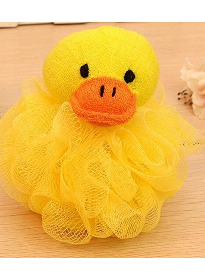 Rubinson-store Cartoon Bath Pouf Puff Mesh Bath Sponges with Stuffed Animal Loofah (4 Pack) Rabbit,Bear,Duck,Frog Design - Image 4