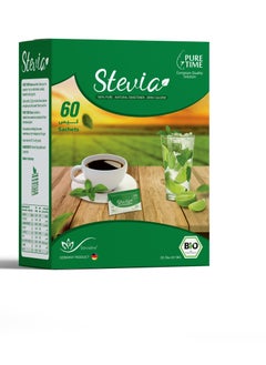 Stevia Pure Time Stevia Pure Time 60 Sachets 120 g  - Image 1