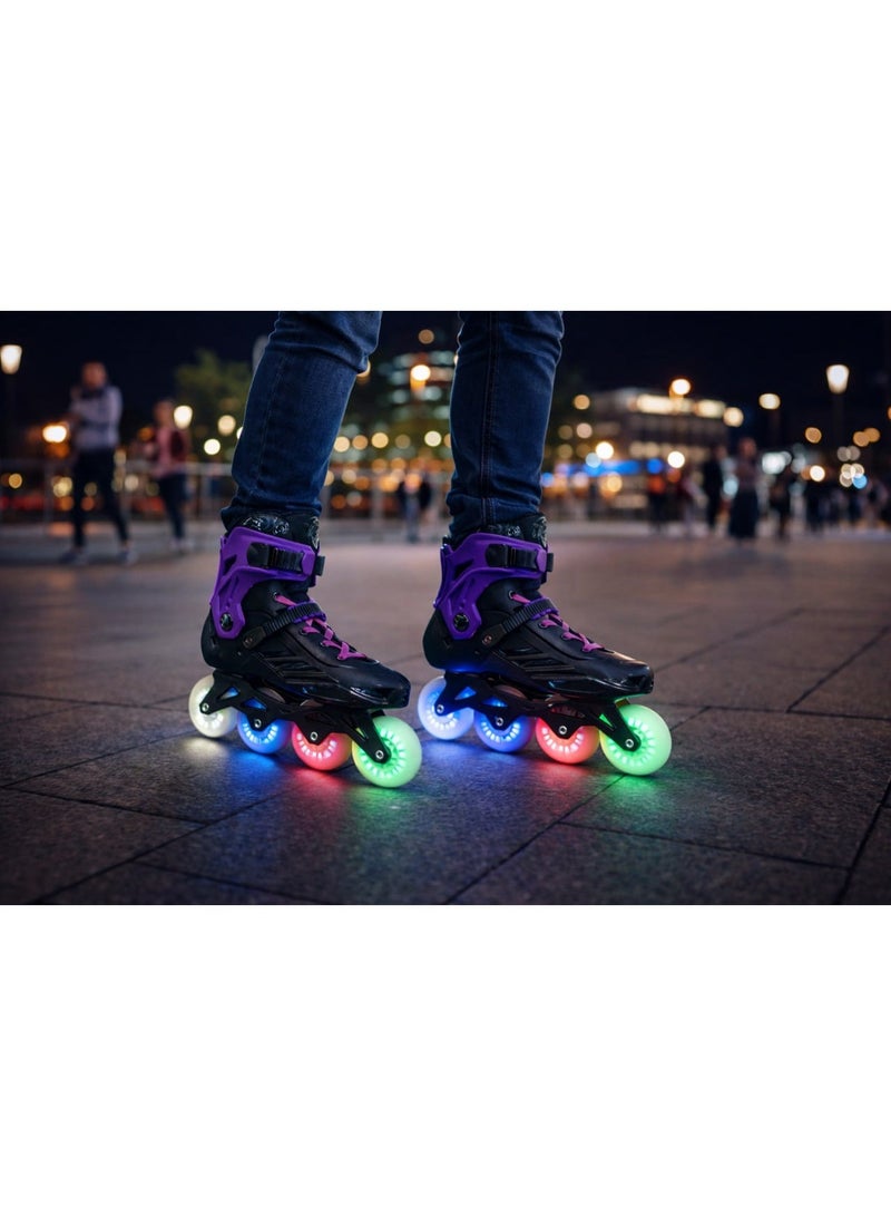 ROSELLE Professional Inline Skates Shoes With LED Lights - Image 3