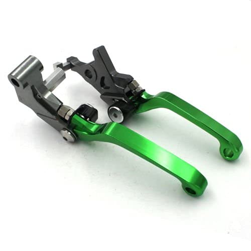YSMOTO Dirt Bike Foldable Clutch Brake Lever for KLX125/KLX150S/KLX150L/KLX230/KLX250/KLX250S/KLX300/VERSYS-X300 And More Motorcycles, Green - Image 5