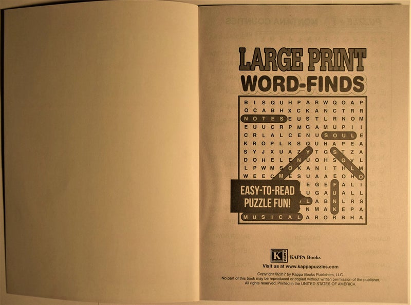 Kappa كابا للنشر 3842 كلمات متقاطعة كبيرة الطباعة مجلدات متنوعة، متعدد - Image 2
