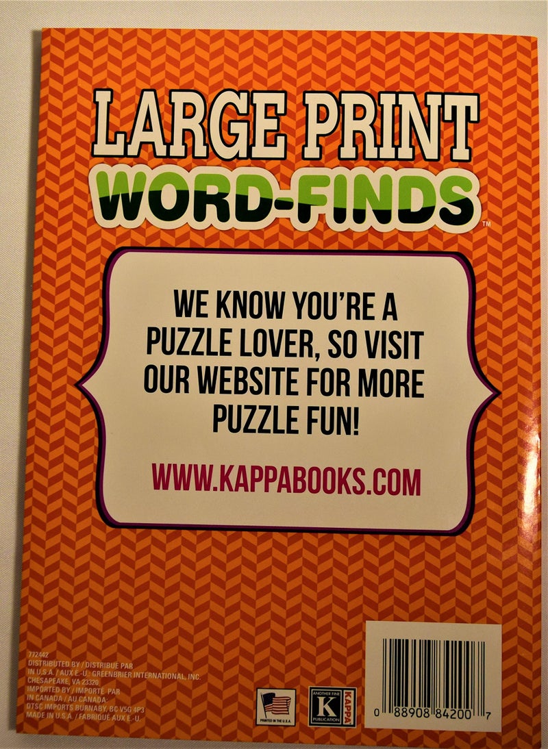 Kappa كابا للنشر 3842 كلمات متقاطعة كبيرة الطباعة مجلدات متنوعة، متعدد - Image 3