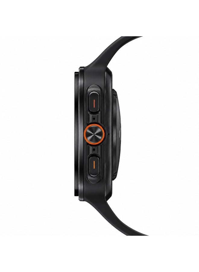 HEATZ HW25 Smartwatch 1.43-inch AMOLED Display Bluetooth Calling 1ATM Water Resistant Black - Image 3