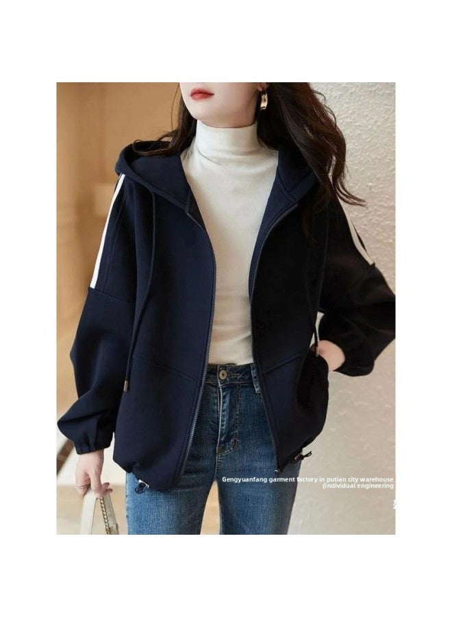 Factory Baseball Suit Women's Cardigan Jacket Women's 2024 Autumn And Winter Sports Short Jacket Fashion All-match Korean Casual  - Image 2