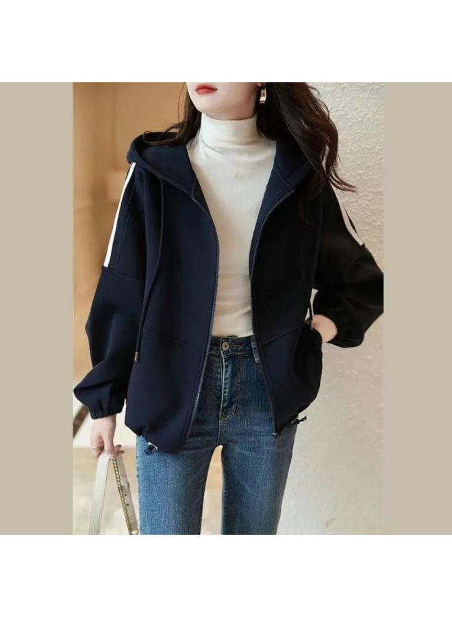 Factory Baseball Suit Women's Cardigan Jacket Women's 2024 Autumn And Winter Sports Short Jacket Fashion All-match Korean Casual  - Image 1