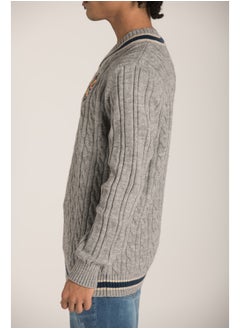 Marco Bergamo V-NECK PATCHED LOGO PULLOVER  - Image 4