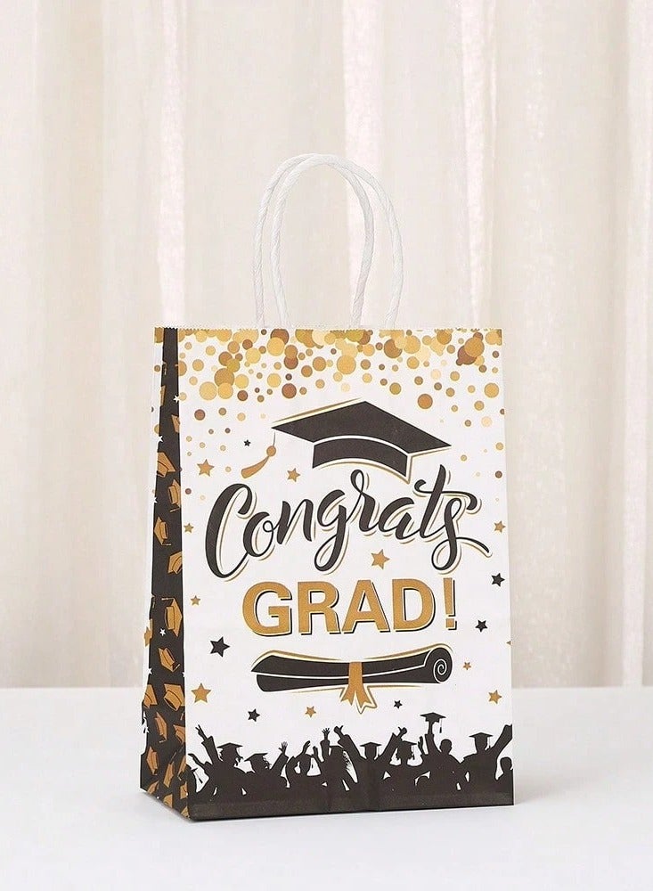 توزيعات تخرج اكياس لتوزيع هدايا التخرج تناسب حفلات تخرج المدارس والجامعات  12 كيس لتقديم جميع انواع الهدايا - Image 3