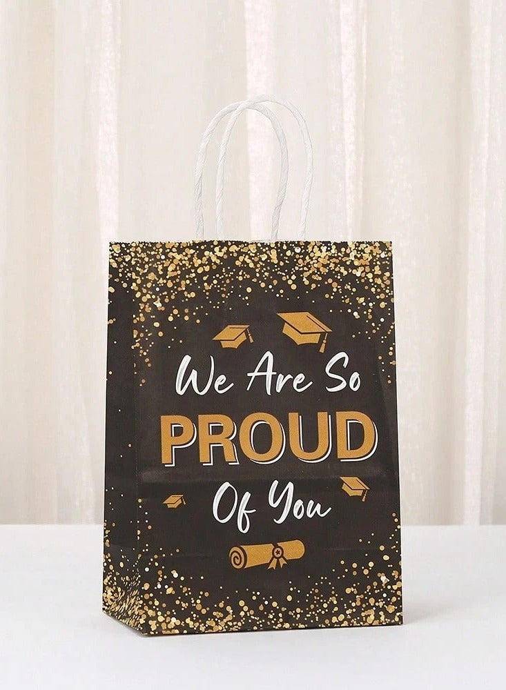 توزيعات تخرج اكياس لتوزيع هدايا التخرج تناسب حفلات تخرج المدارس والجامعات  12 كيس لتقديم جميع انواع الهدايا - Image 5