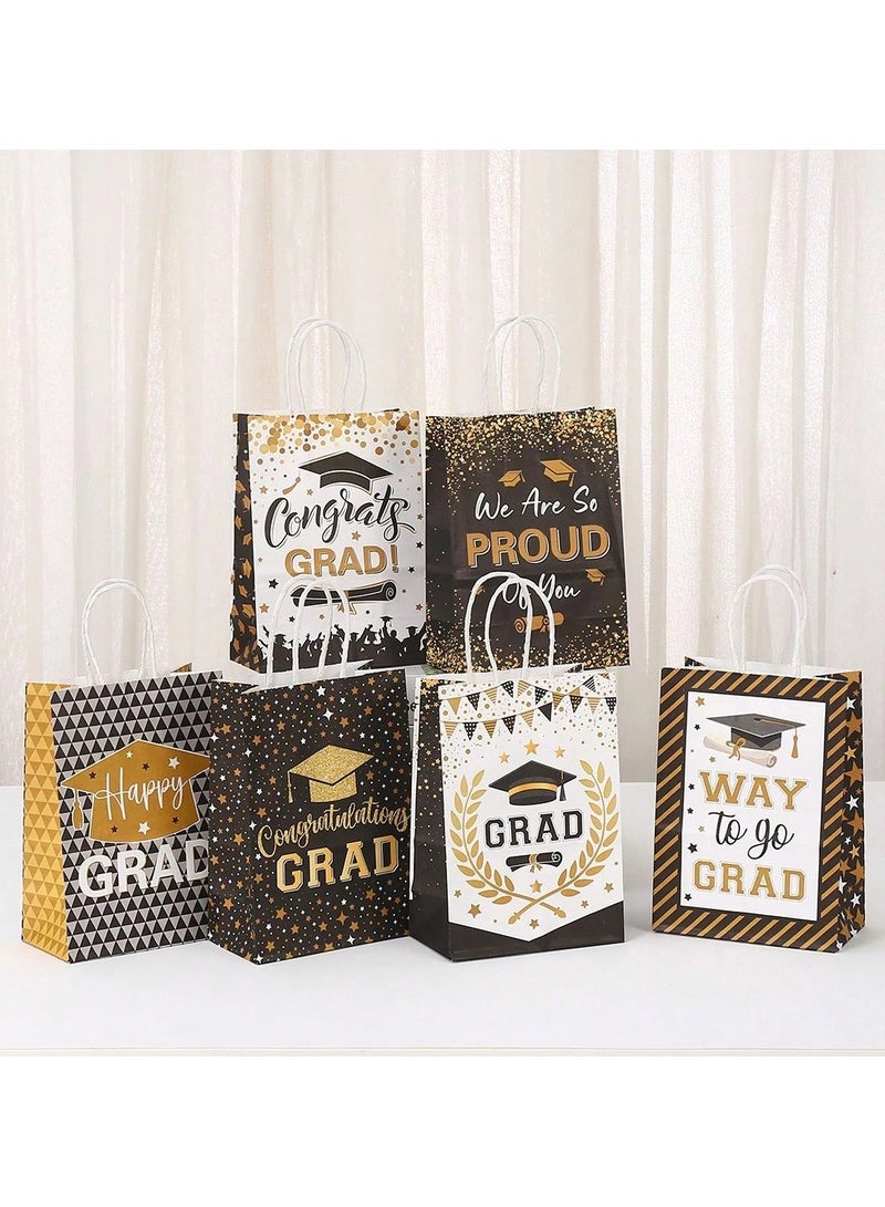 توزيعات تخرج اكياس لتوزيع هدايا التخرج تناسب حفلات تخرج المدارس والجامعات  12 كيس لتقديم جميع انواع الهدايا - Image 1