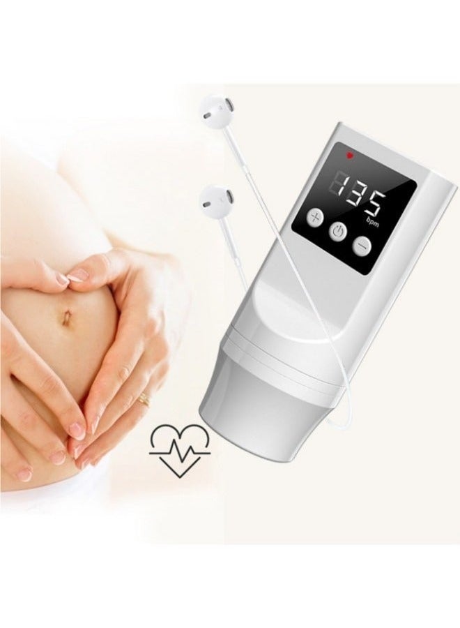 NH Portable Ultrasound Doppler Fetal Monitor - Prenatal Heart Rate Tracker with LCD Display & Headphones, Real-Time Monitoring for Expectant Mothers - Image 2