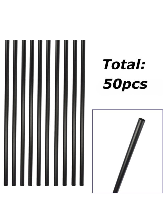 Myard 26 Inches Classic Hollow Round Iron Balusters for Deck Railing Porch (50-Pack, Matte Black) - Image 3