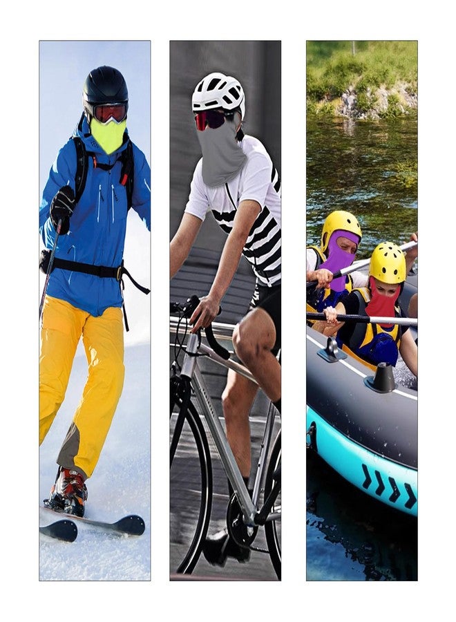 Xeoxarel 6 Pack Balaclava Ski Mask for Men/Women, Full Face Cover, 6 Pack Shiesty Mask - Purple, One size - Image 3