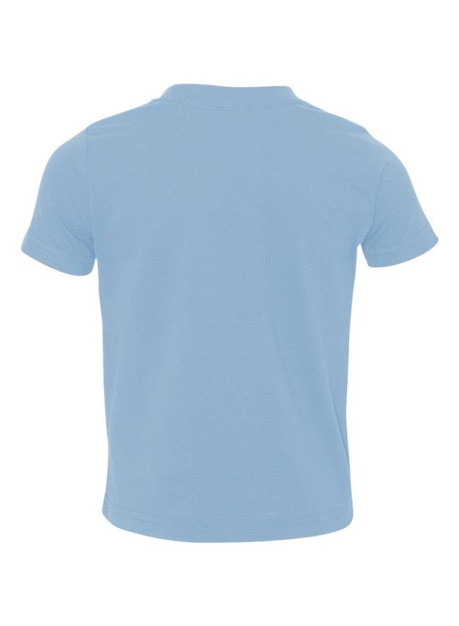 Rabbit Skins boys 4.5 oz. Fine Jersey T-Shirt(3321)-LIGHT BLUE-3T - Image 3
