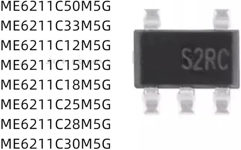 ME6211C12M5G 50Pcs SOT23 5 LDO Voltage Regulator IC Chip - Image 3