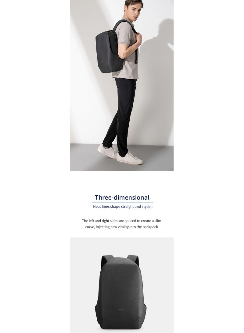 كينغسونز حقيبة ظهر كينج صانز للرجال - مضادة للسرقة مقاس ١٥.٦ بوصة موديل ٣٢٣٣ حقيبة ظهر للكمبيوتر المحمول بالجملة مضادة للسرقة حقيبة ظهر - Image 3