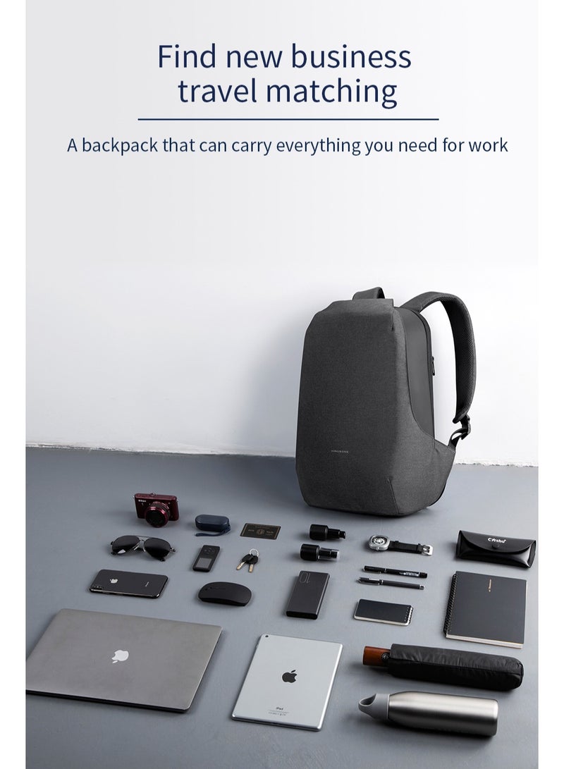 كينغسونز حقيبة ظهر كينج صانز للرجال - مضادة للسرقة مقاس ١٥.٦ بوصة موديل ٣٢٣٣ حقيبة ظهر للكمبيوتر المحمول بالجملة مضادة للسرقة حقيبة ظهر - Image 4