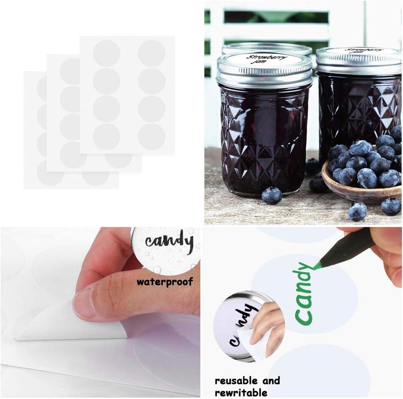 SPANLA Mason Jars 8 oz, 24 Pack Canning Jars 8 oz Half Pint Glass jars with Regular Lids and Bands, Small Mason Jars with Lids Ideal for Jelly Jam Honey Wedding Favors Shower Favors Food - Image 3