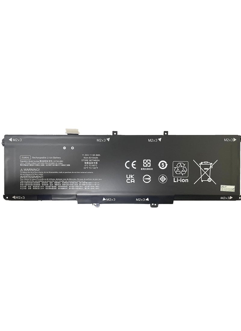 Generic ZG06XL HSTNN-IB8H L07045-855 L07351-1C1 ZGO6XL Replacement Laptop Battery for HP ZBook Studio G5 Elite 1050 G1 Series 11.55V 95.9Wh  - Image 1