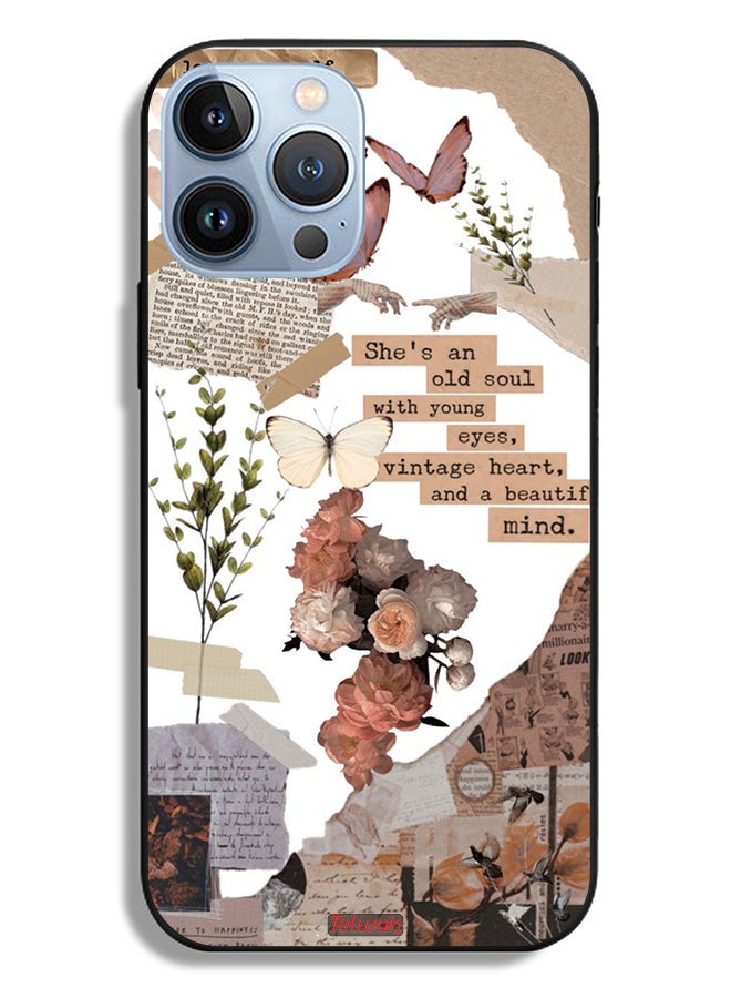 Tolwak Apple iPhone 13 Pro Max Protective Case She Is An Old Soul - Image 2