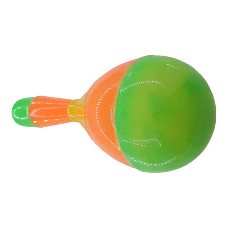 JNiL Wooden Maracas Rattle Maracas Noisemaker Wood Sand Egg Shaker Sand Hammer Toy Musical Party Favors Goodie Bag Fillers for Home Shop (Green) - Image 1