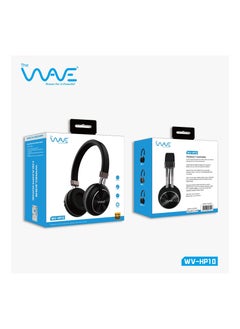 Wave WV-HP10 Wireless On-Ear Headphones - Pure Bass-gaming -Black  - Image 3