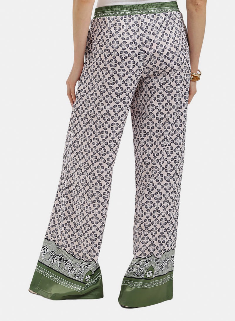 Carina Printed Wide Leg Pants - Image 4