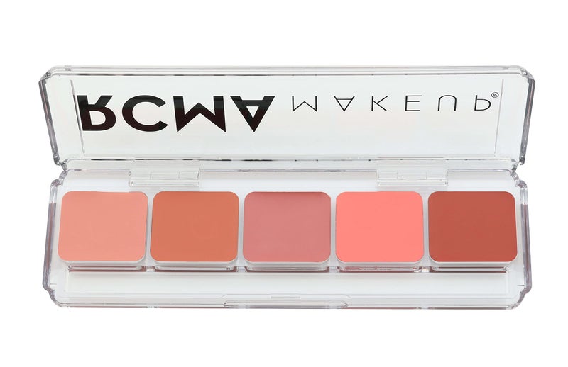 RCMA Makeup 5 Part Series Favorites Palette Cream Blush 1 Highly Pigmented  Blend able Shades of Pink Buildable Color Cheek Blush for Professional Makeup Artists Vegan and CrueltyFree
