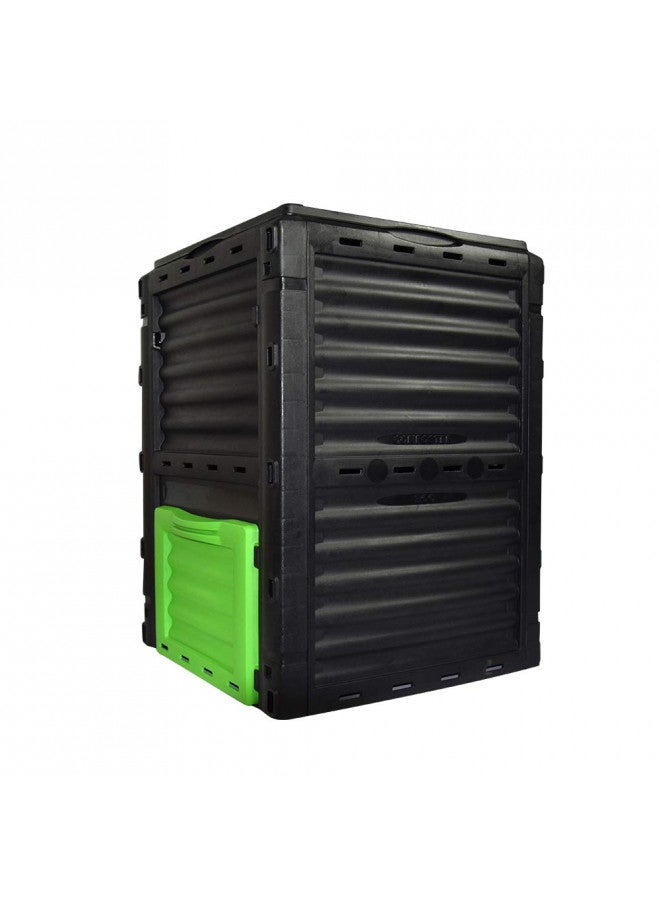 EJWOX Garden Compost Bin from BPA Free Material, 80 Gallon(300 L), Easy Assembling, Large Capacity, Fast Creation of Fertile Soil - Image 1
