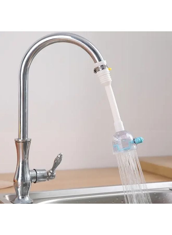 Green Water Saving Telescopic Faucet Filter Tool With Spray Head Extension - Image 3