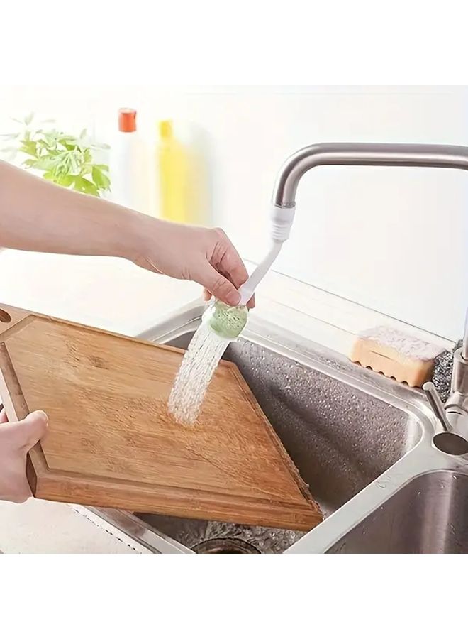 Green Water Saving Telescopic Faucet Filter Tool With Spray Head Extension - Image 5