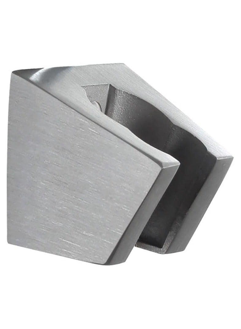 Rubik Shower Head Holder, Solid Brass Handheld Shower Mounting Bracket Wall Mount with Screws Brushed Nickel (1 Pack)  - Image 1