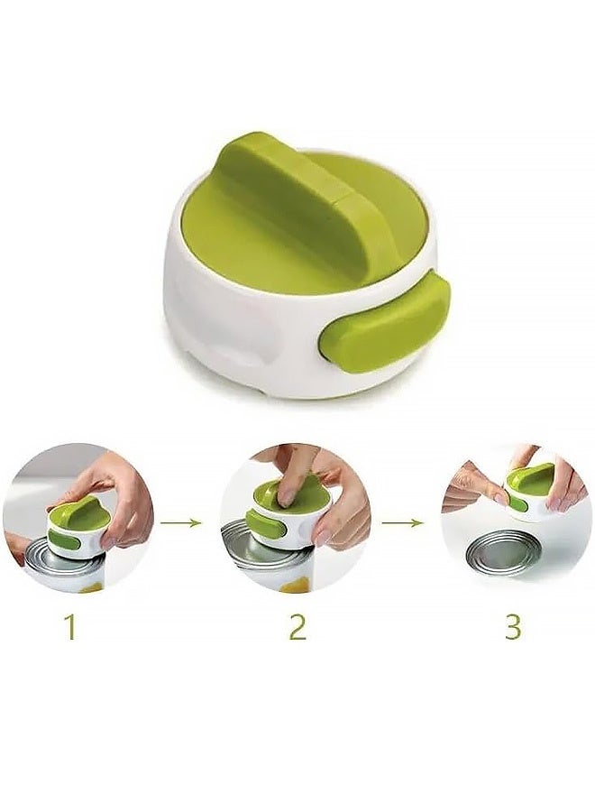 Quantum Can Opener, Portable Stainless Steel Tool, Mini Compact Can Opener for Space-Saving Design (Green) - Image 3