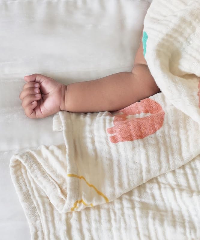 Doctor Towels Bamboo Baby Swaddle Wrap for New Born, Muslin Towels for Baby, 2 Free Reusable Washcloths Soft with 1 Baby Swaddle Newborn, Baby Bath Towel for 0 to 2 Years, Elephant - Image 4